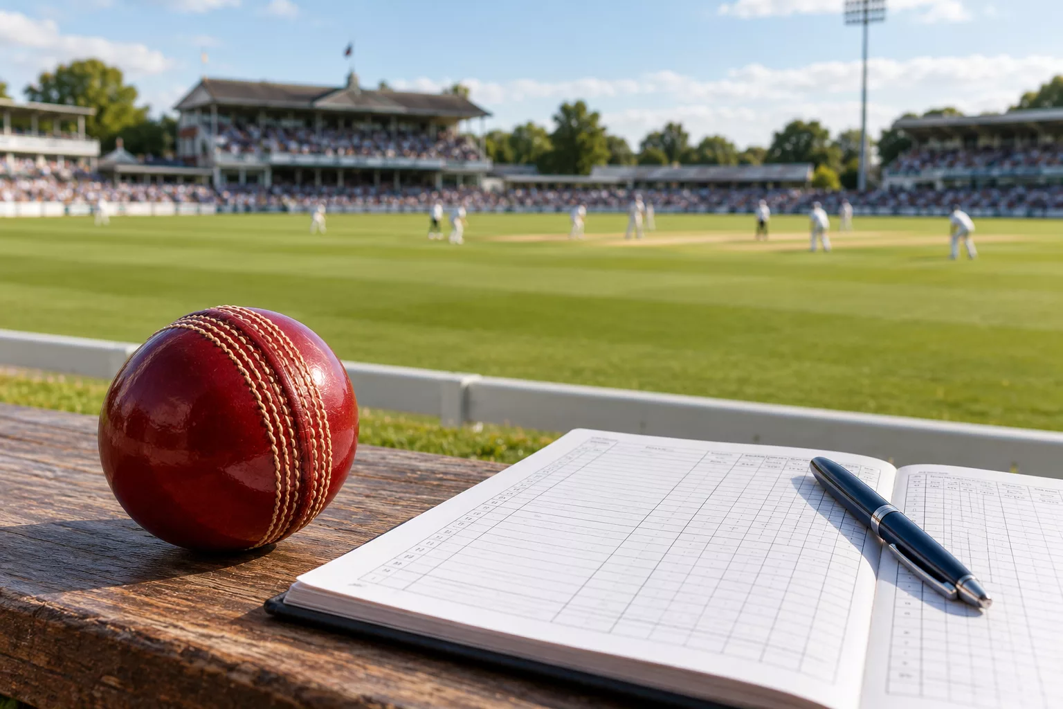 Buumi editorial illustration: Cricket Formats and Scorecards